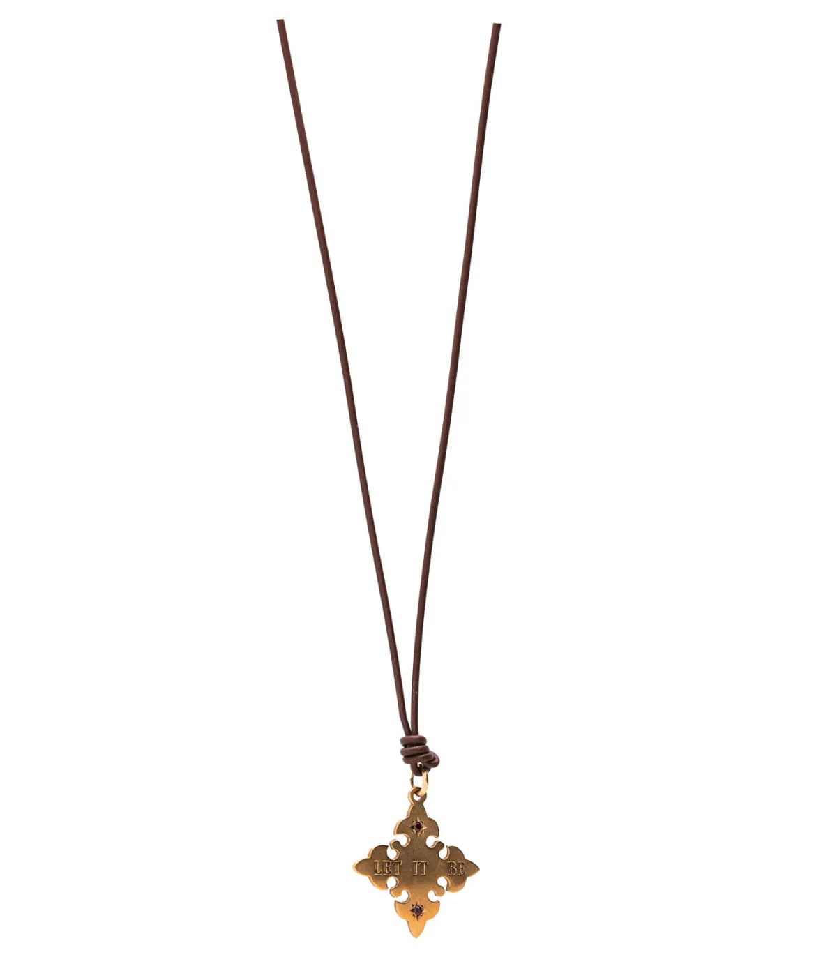 Catherine Michiels Collier Cross Bronze Ringo Let It Be*Femme Colliers|Bijoux