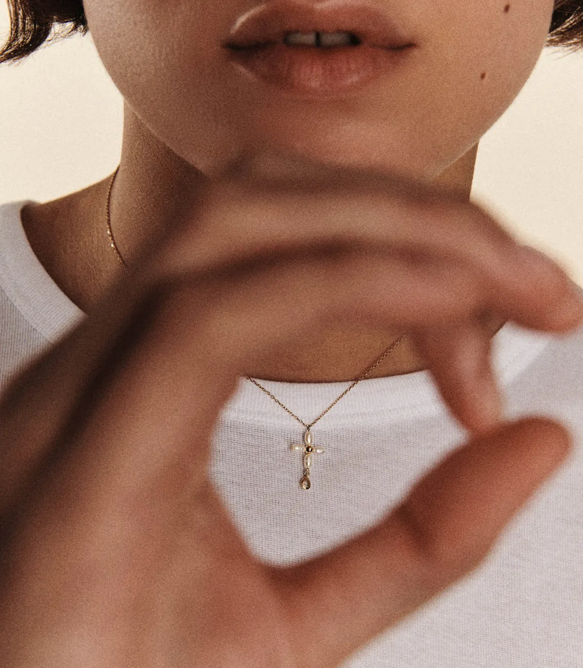 Pascale Monvoisin Collier Palerme White Pearl*Femme Colliers