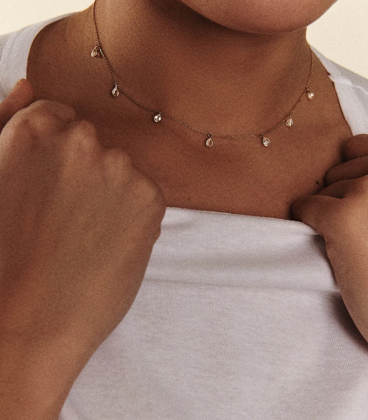 Pascale Monvoisin Collier Palerme White Sapphire*Femme Colliers