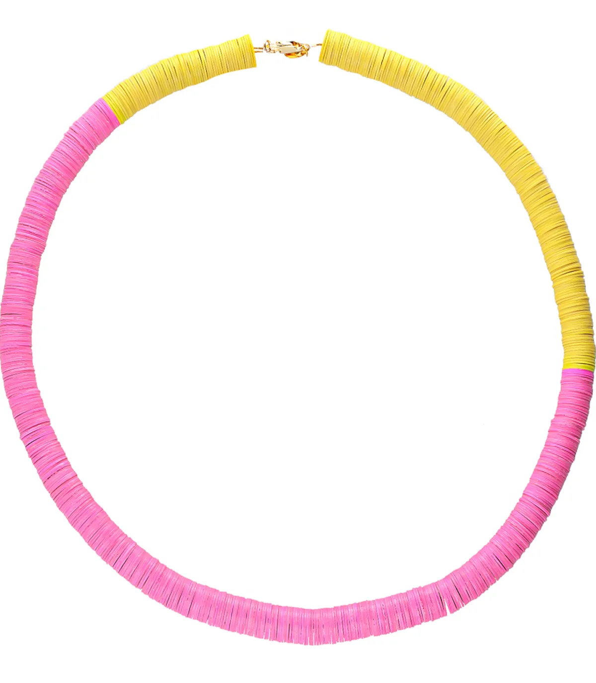 Maison Mönik Collier Palmier Rose et Jaune x Jane de Boy*Femme Colliers