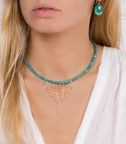 Pascale Monvoisin Collier Taylor n° 3 Turquoise*Femme Colliers