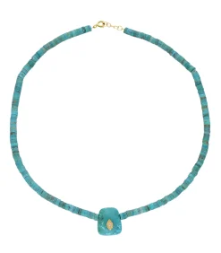 Pascale Monvoisin Collier Taylor n° 2 Turquoise*Femme Colliers