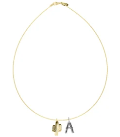 Maison Irem Collier tour de cou Lettre Cactus*Femme Colliers