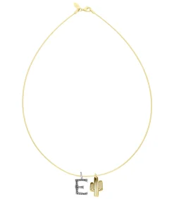 Maison Irem Collier tour de cou Lettre Cactus*Femme Colliers