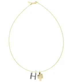 Maison Irem Collier tour de cou Lettre Cactus*Femme Colliers