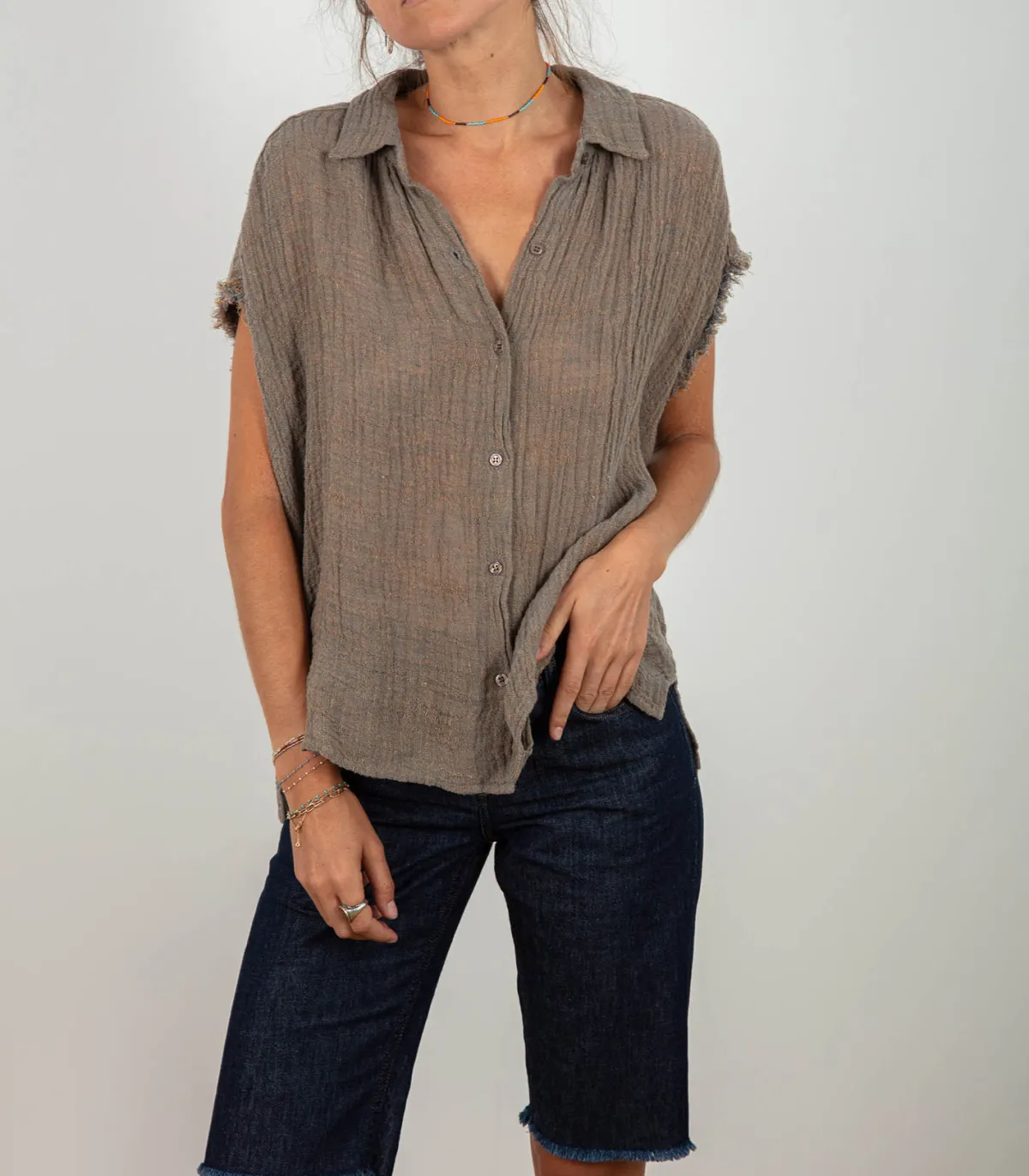 A.P.C. Cycliste Kathleen en denim Indigo*Femme Bas