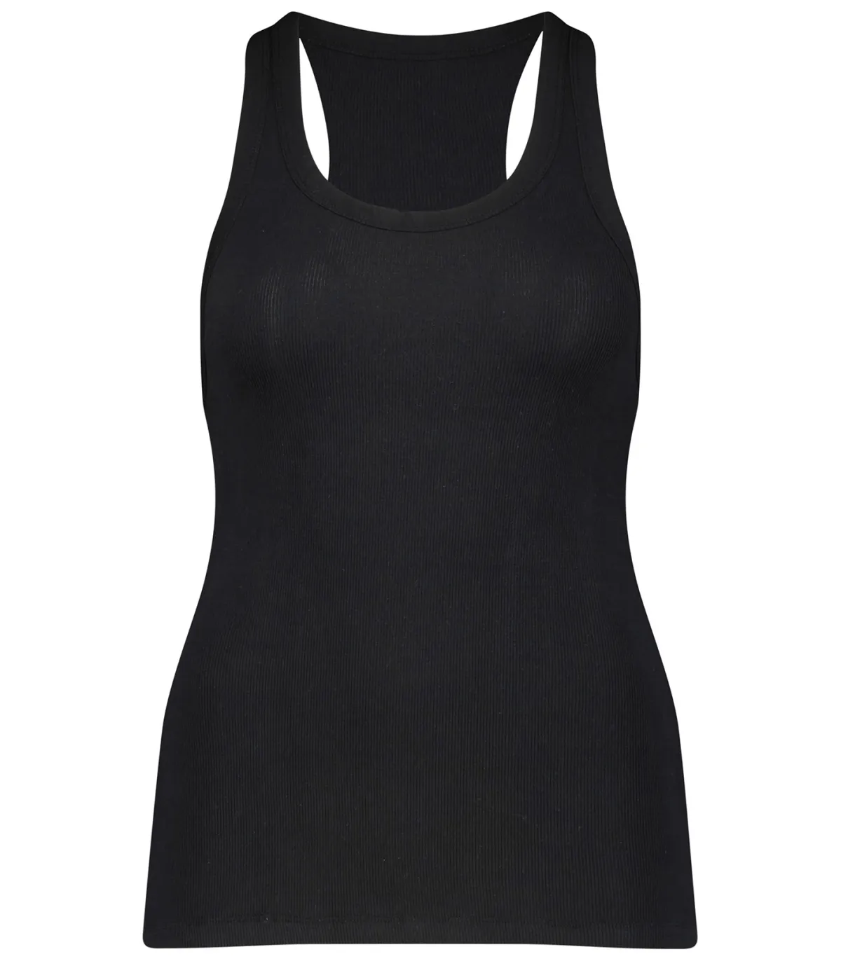 Maison Saint Julien Débardeur côtelé Kingston Noir*Femme Hauts