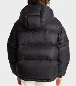 Sporty & Rich Doudoune Running Hooded Down Black*Femme Manteaux & Vestes