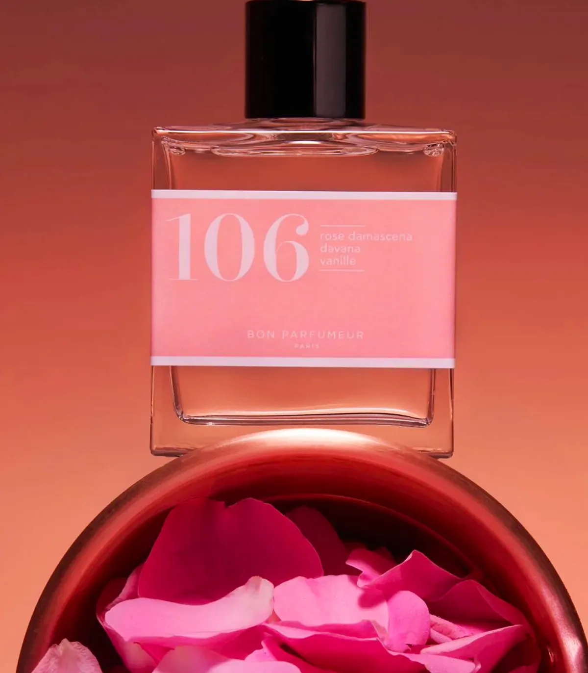 Bon Parfumeur Eau de Parfum 106 Rose damascena, Davana et Vanille 100 ml*Femme Eaux De Parfum|Eaux De Parfum