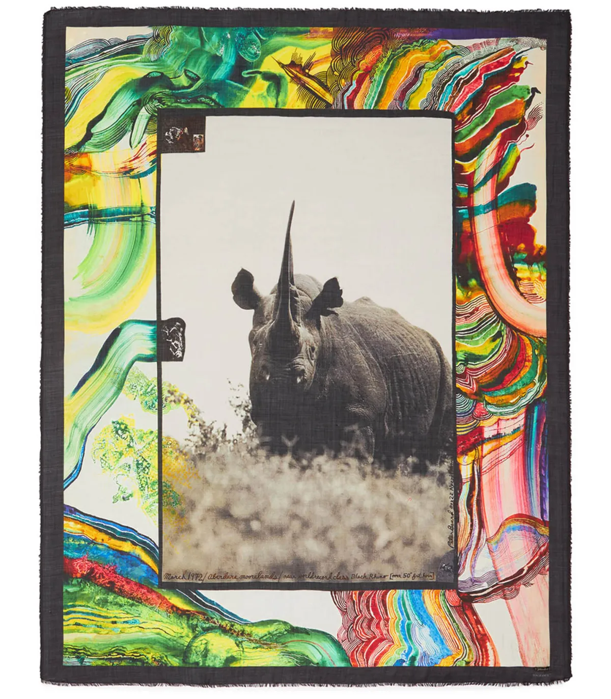 Faliero Sarti Etole Black Rhino*Femme Écharpes & Étoles|Faliero Sarti