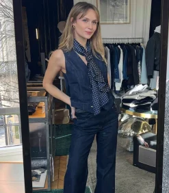 Faliero Sarti Etole Papillon Bleu*Femme Écharpes & Étoles|Faliero Sarti