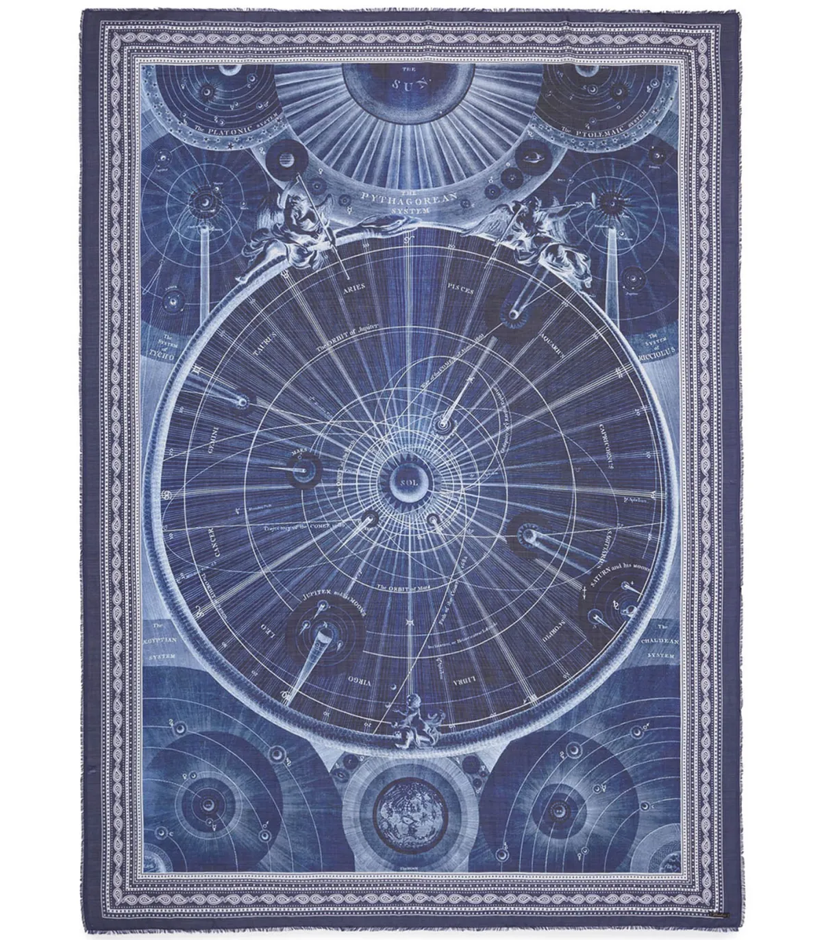 Faliero Sarti Etole Wind Bleu*Femme Faliero Sarti|Écharpes & Étoles