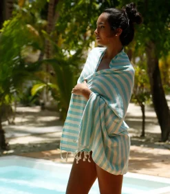 Green Petition Fouta Mare Capri*Femme Accessoires De Plage|Accessoires De Plage