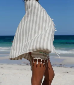 Green Petition Fouta Mare*Femme Accessoires De Plage|Accessoires De Plage
