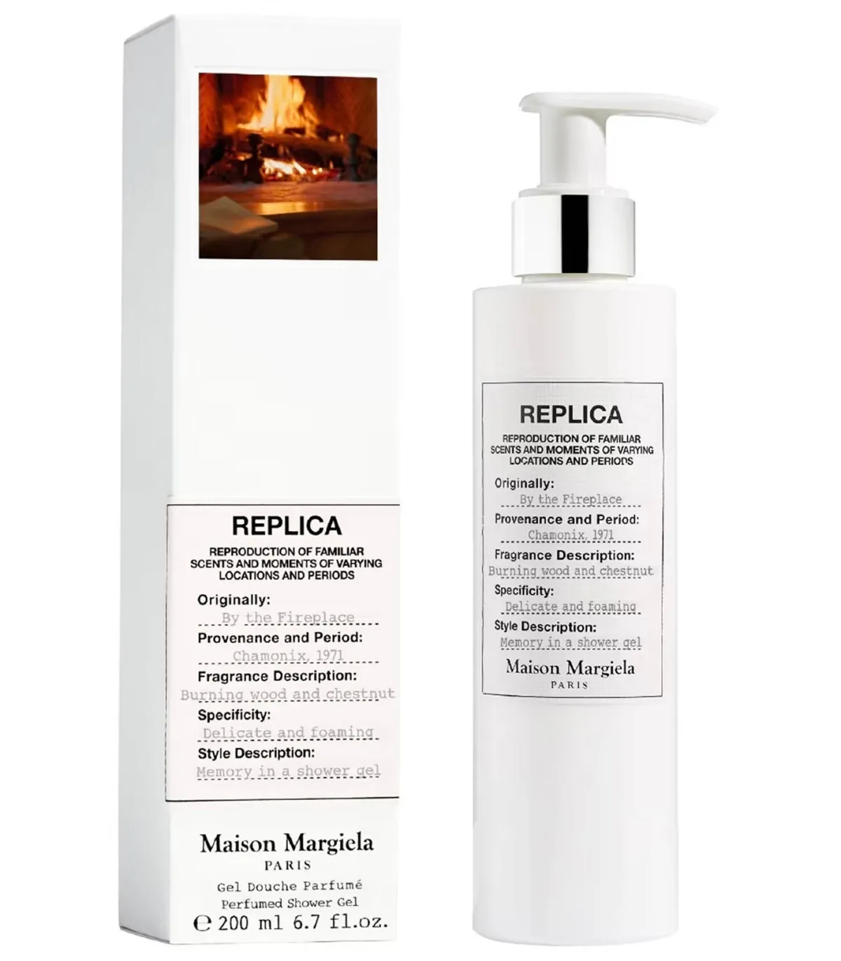 Maison Margiela Gel Douche By The Fireplace 200ml*Femme Soins Visage & Corps|Gels Douche & Savons