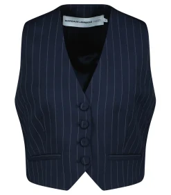 Margaux Lonnberg Gilet de costume Dee Navy Stripes*Femme Manteaux & Vestes|Mailles & Sweats