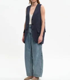 Margaux Lonnberg Gilet de Costyme Darcy Navy*Femme Manteaux & Vestes|Mailles & Sweats