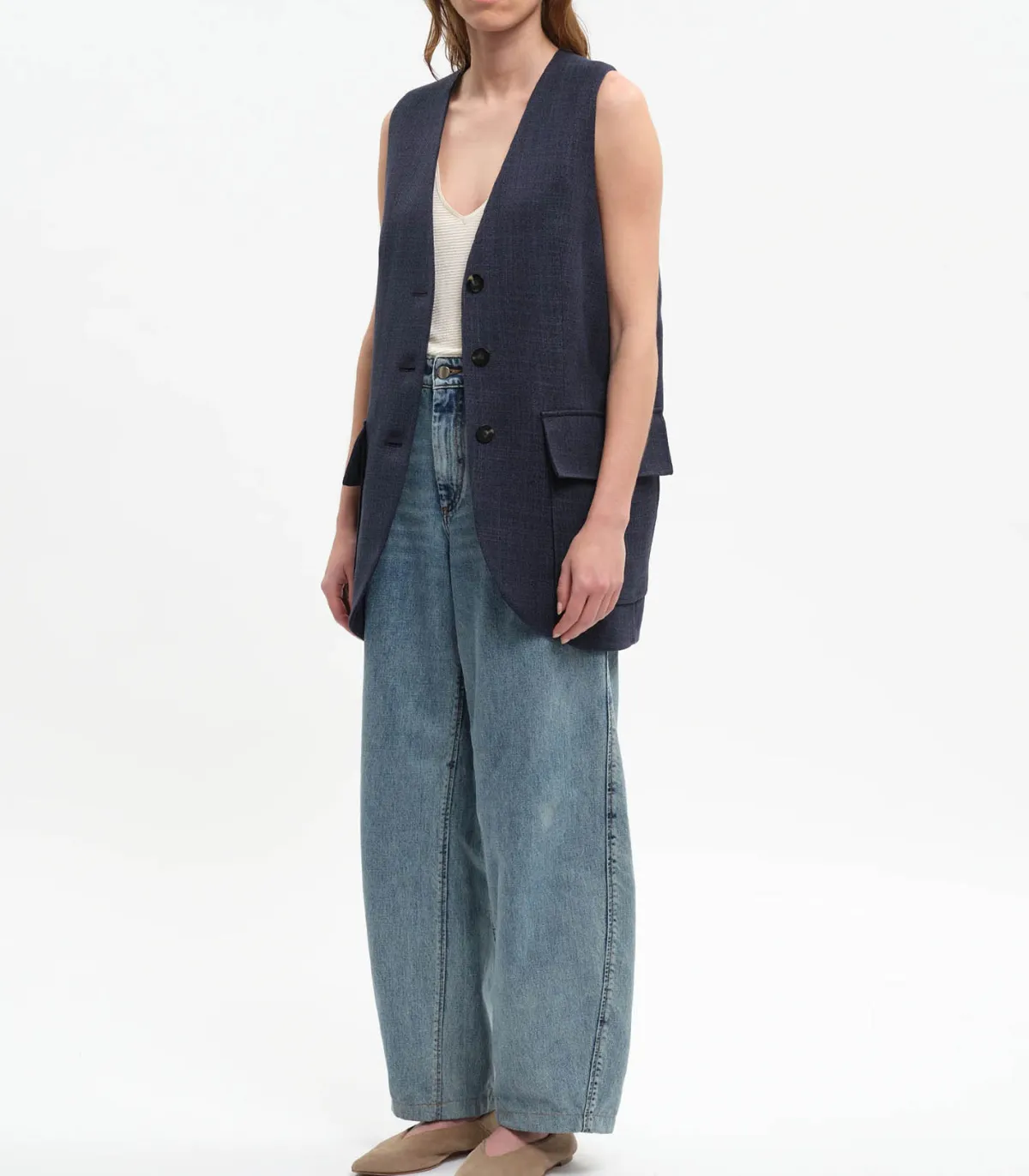 Margaux Lonnberg Gilet de Costyme Darcy Navy*Femme Manteaux & Vestes|Mailles & Sweats