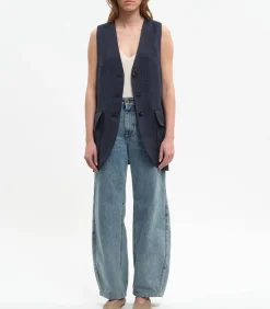 Margaux Lonnberg Gilet de Costyme Darcy Navy*Femme Manteaux & Vestes|Mailles & Sweats