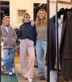 Nine in the Morning Hoodie en Laine Brooke Gris*Femme Mailles & Sweats