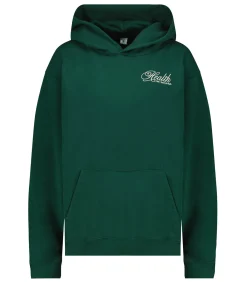 Sporty & Rich Hoodie Health Script Forest*Femme Mailles & Sweats|Sweat-Shirts