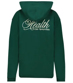 Sporty & Rich Hoodie Health Script Forest*Femme Mailles & Sweats|Sweat-Shirts