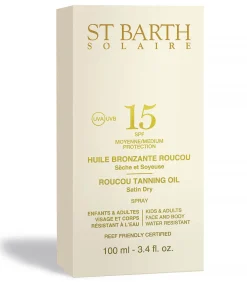 Ligne St Barth Huile de Roucou Bronzante SPF15*Femme Soins Visage & Corps
