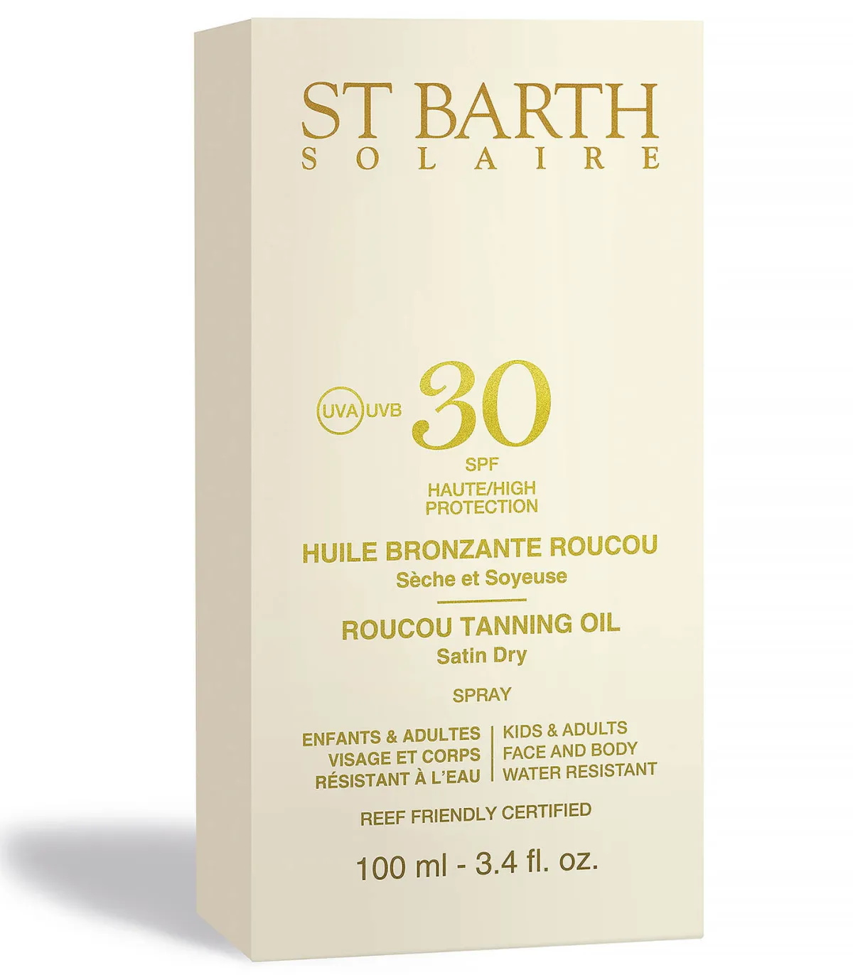 Ligne St Barth Huile de Roucou Bronzante SPF30*Femme Soins Visage & Corps