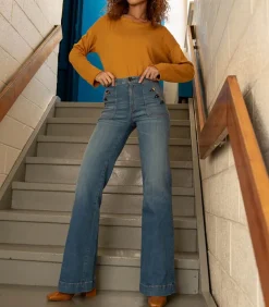 ASKK NY Jean Brick House Wide Leg Dynomite*Femme Bas