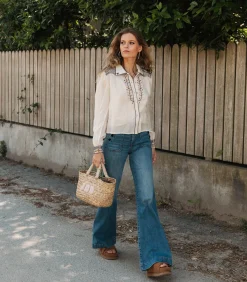 ASKK NY Jean Brick House Wide Leg Dynomite*Femme Bas