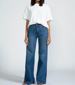 ASKK NY Jean Brighton Wide Leg Mercury*Femme Bas