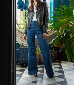 ASKK NY Jean Brighton Wide Leg Mercury*Femme Bas