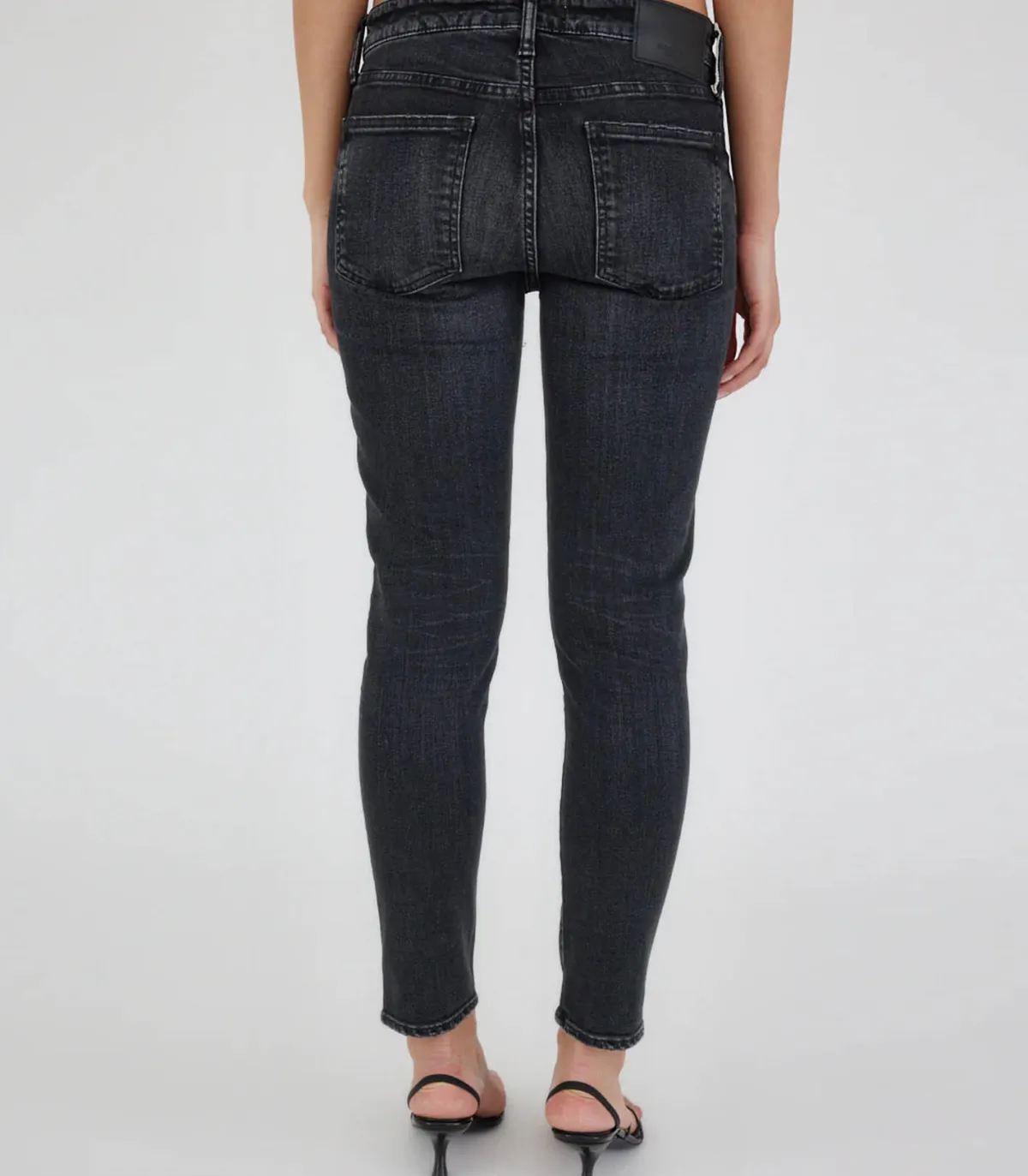 Moussy Vintage Jean Burlington Skinny Black*Femme Bas