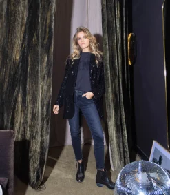 Moussy Vintage Jean Burlington Skinny Black*Femme Bas