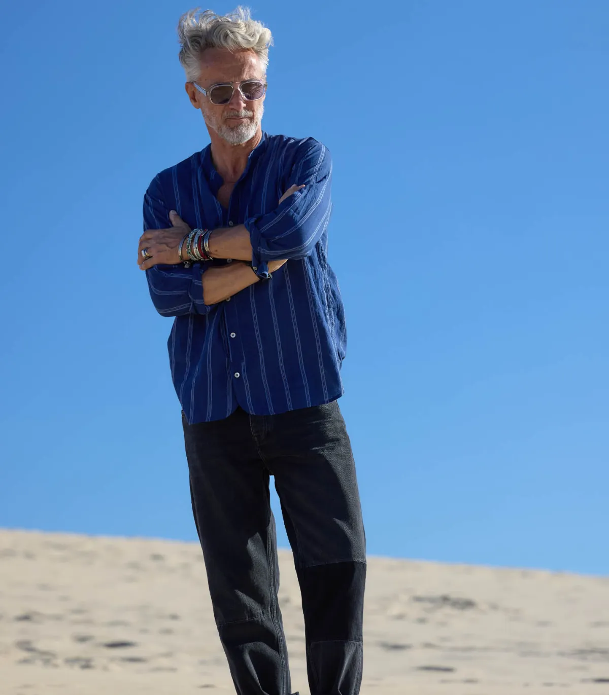 Frame Jean droit homme à patch Modern Blocking*Homme Jeans