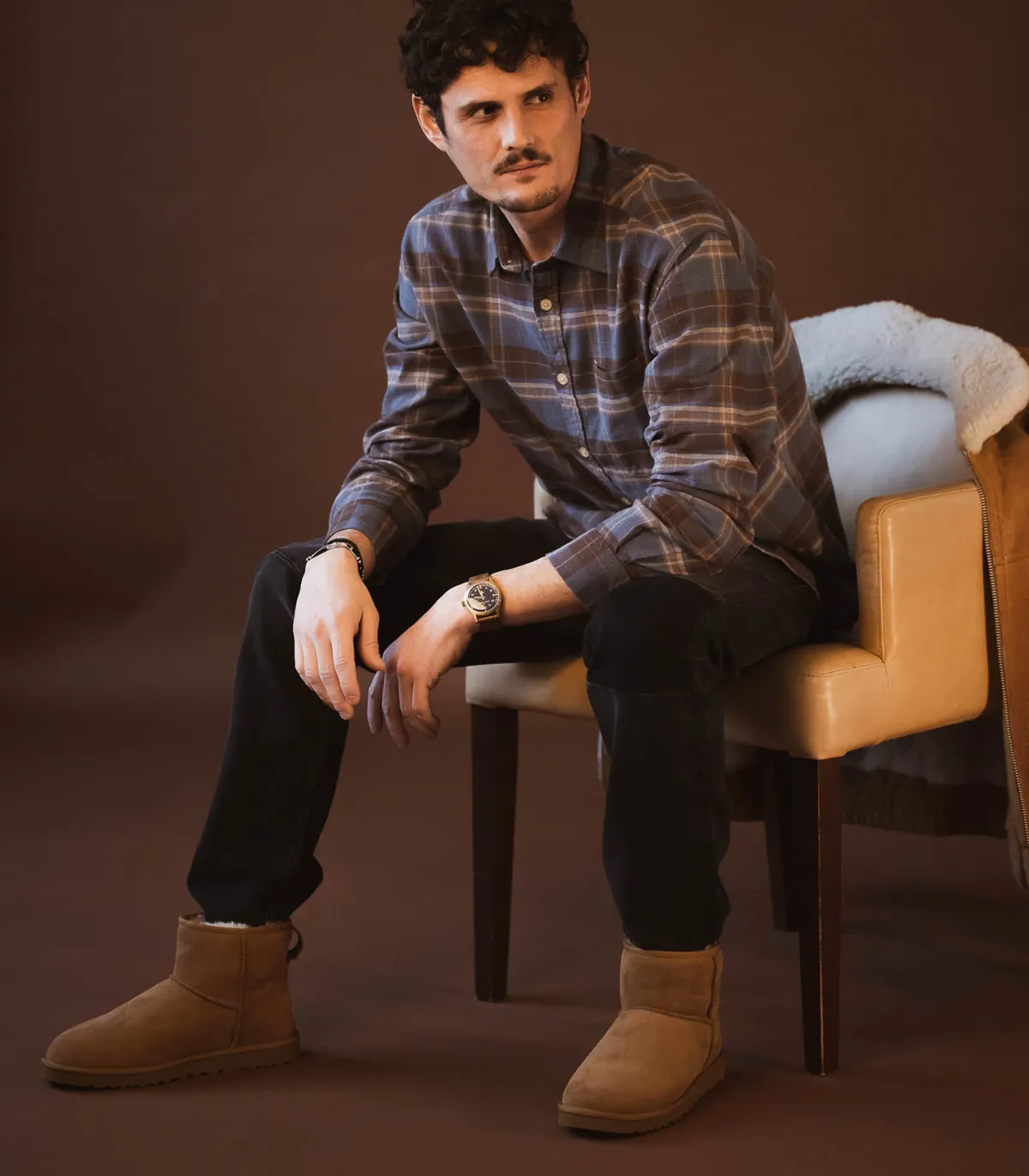 Frame Jean droit homme à patch Modern Blocking*Homme Jeans