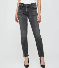 Moussy Vintage Jean Fairfield Slim Straight Black*Femme Bas