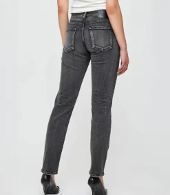 Moussy Vintage Jean Fairfield Slim Straight Black*Femme Bas