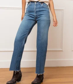 RE/DONE Jean flare crop taille haute Levi's*Femme Bas