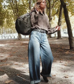 BORO Jean Hirosaki Wide Leg Twisted Seam*Femme Bas