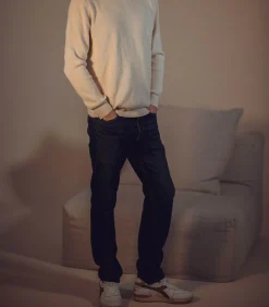 Moussy Vintage Jean homme Greenfield Dress Straight Dark Blue*Homme Jeans