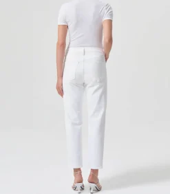 AGOLDE Jean Kye Mid Rise Straight Crop Stretch*Femme Bas