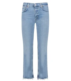 AGOLDE Jean Kye Straight Crop Foreseen*Femme Bas