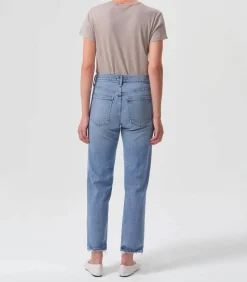 AGOLDE Jean Kye Straight Crop Foreseen*Femme Bas
