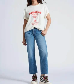 ASKK NY Jean Low Rise Straight Muse*Femme Bas