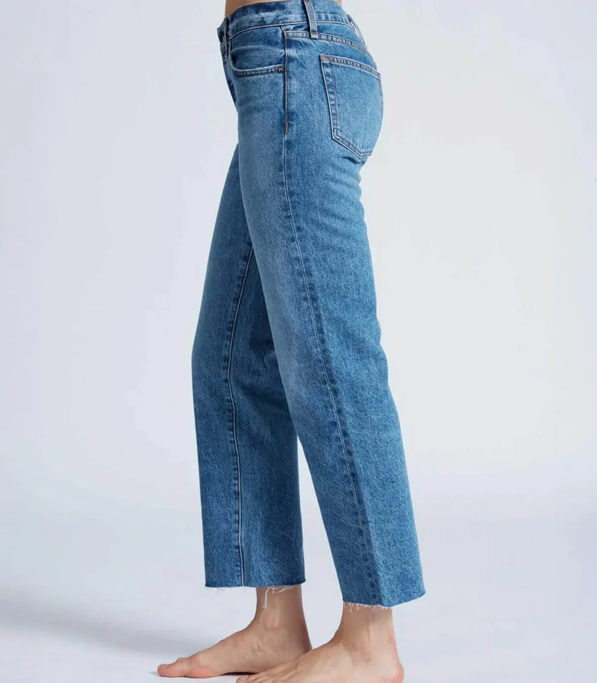 ASKK NY Jean Low Rise Straight Muse*Femme Bas