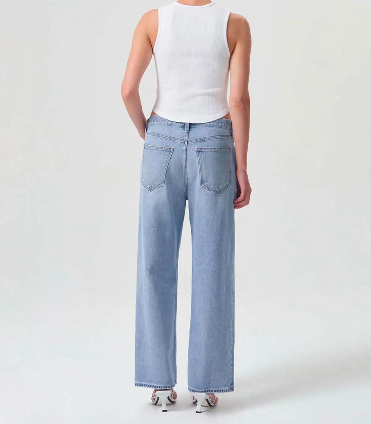 AGOLDE Jean Low Slung Baggy Void*Femme Bas