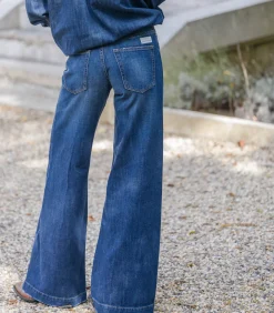 Nine in the Morning Jean Nadia Palazzo Over Destroy Bleu*Femme Bas