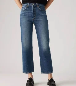Levi Jean Ribcage Straight Ankle*Femme Bas