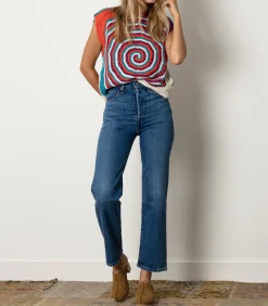 Levi Jean Ribcage Straight Ankle*Femme Bas